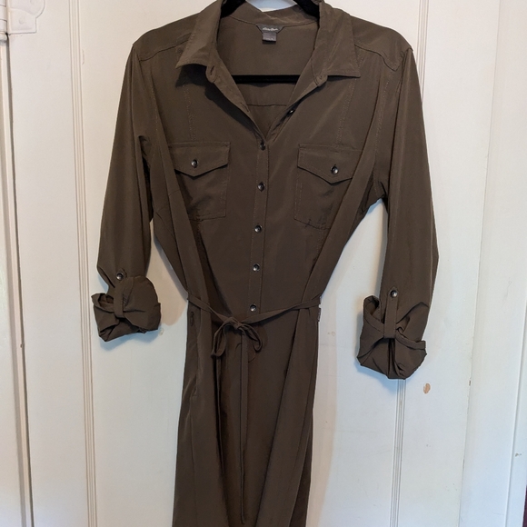 Green Eddie Bauer Dress - Picture 1 of 3